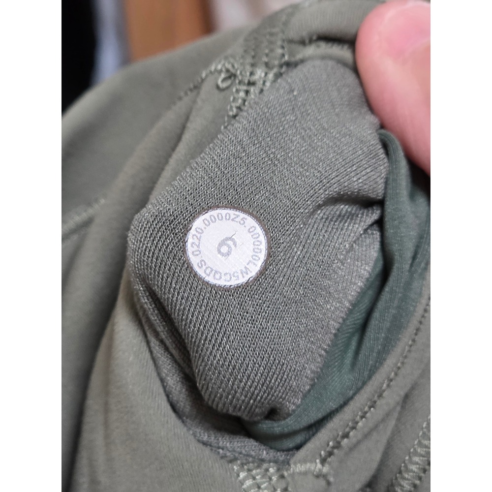 Lululemon Wunder Under High Rise Leggings Olive Green Luxtreme Size 6 - Picture 6 of 6